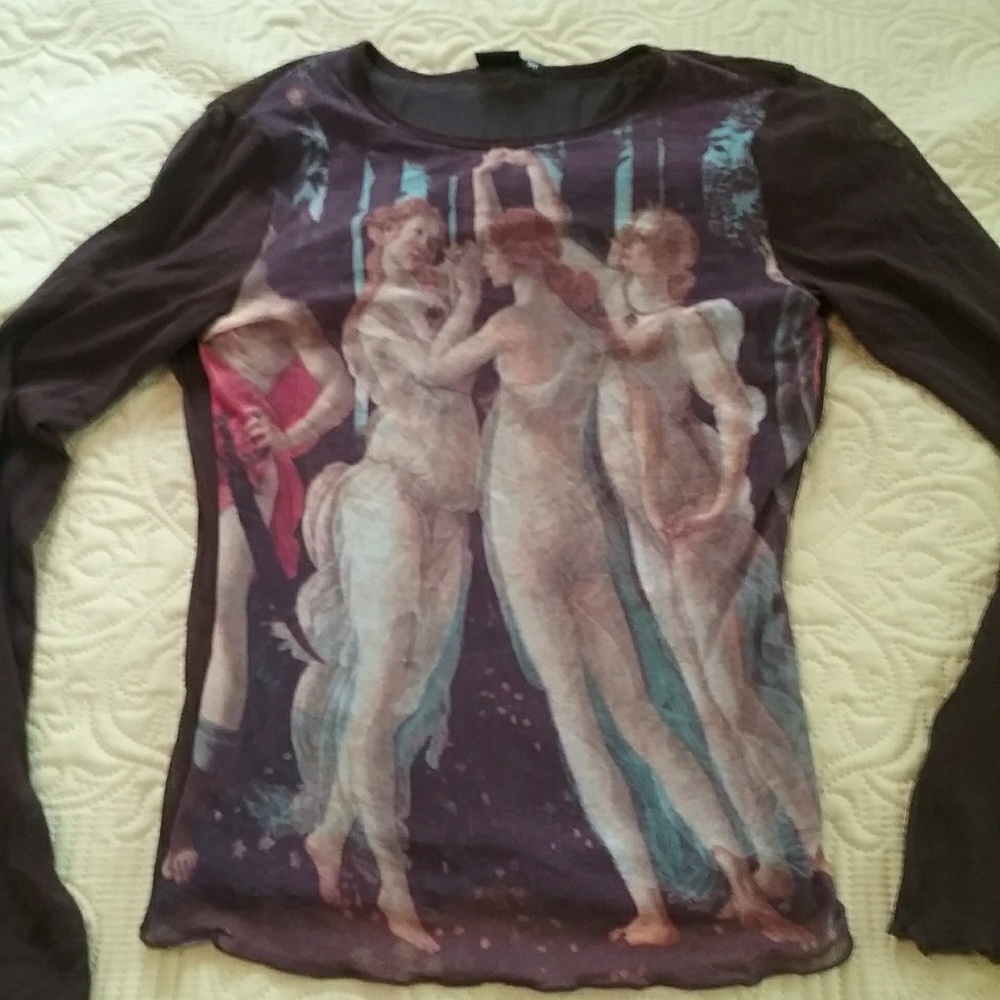 Gorgeous Botticelli Three Graces top